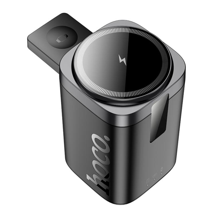 hoco CQ20A Clever PD 65W 6 in 1 Desktop Wireless Fast Charger, US Plug(Black) hoco CQ20A Clever PD 65W 6 in 1 Desktop Wireless Fast Charger, US Plug(Black)