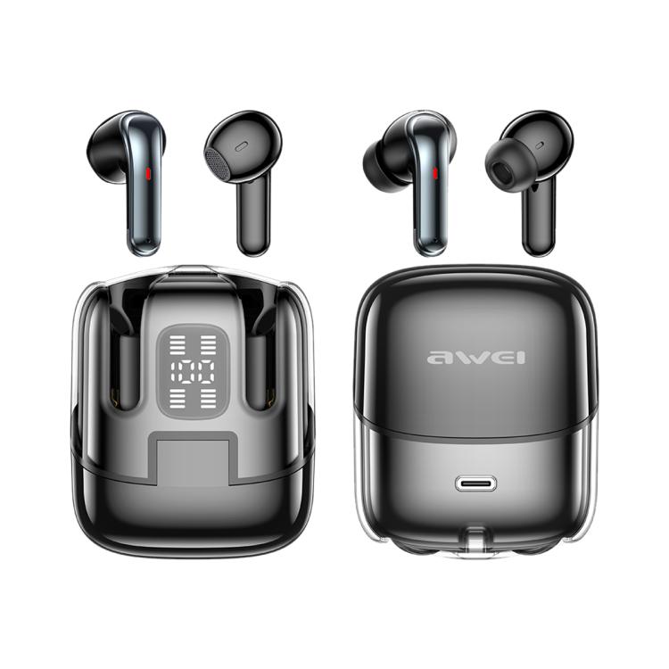 awei T79ENC 2 Pairs ENC Wireless BT 5.3 Earphones(Black) awei T79ENC 2 Pairs ENC Wireless BT 5.3 Earphones(Black)