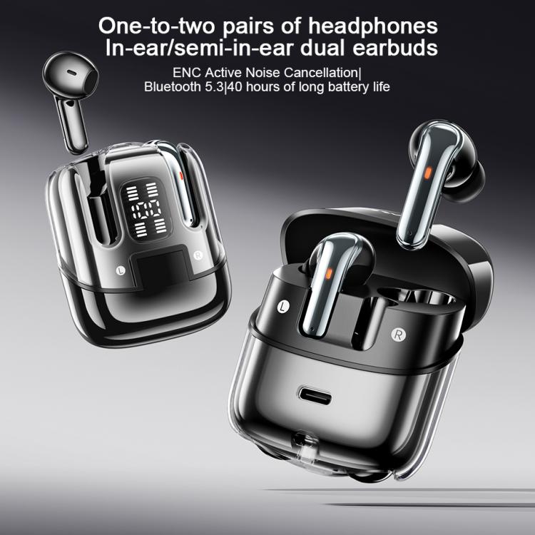 awei T79ENC 2 Pairs ENC Wireless BT 5.3 Earphones(Black) awei T79ENC 2 Pairs ENC Wireless BT 5.3 Earphones(Black)