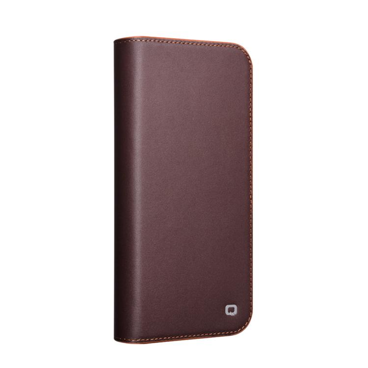 For iPhone 16 QIALINO Classic Gen2 Genuine Leather Phone Case(Brown) For iPhone 16 QIALINO Classic Gen2 Genuine Leather Phone Case(Brown)