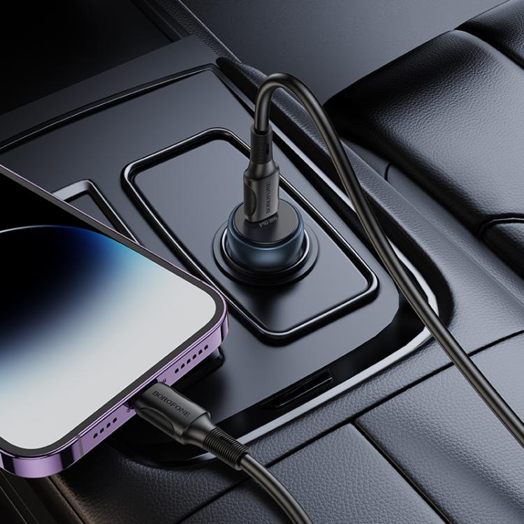 BOROFONE BZ32 Fresh PD30W Type-C Car Charger Set with 1m 8 Pin Cable(Gold) BOROFONE BZ32 Fresh PD30W Type-C Car Charger Set with 1m 8 Pin Cable(Gold)