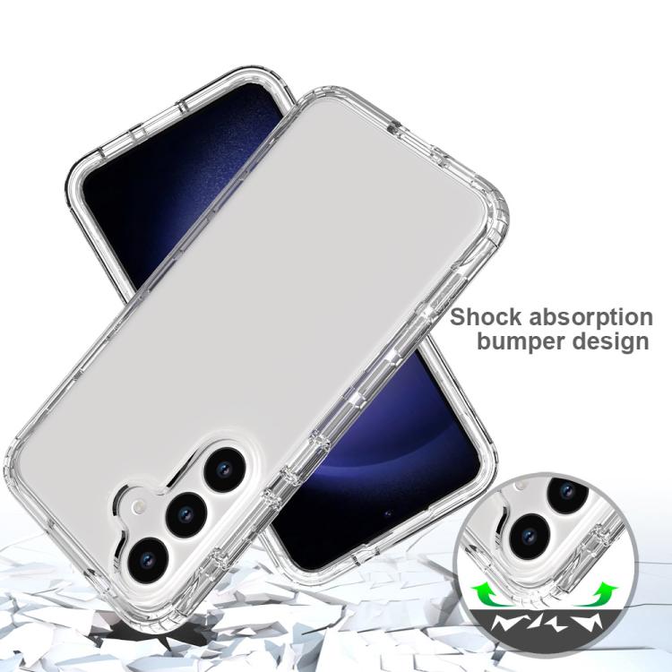 For Samsung Galaxy S24 5G Shockproof Clear Gradient PC + TPU Phone Case(Red) For Samsung Galaxy S24 5G Shockproof Clear Gradient PC + TPU Phone Case(Red)