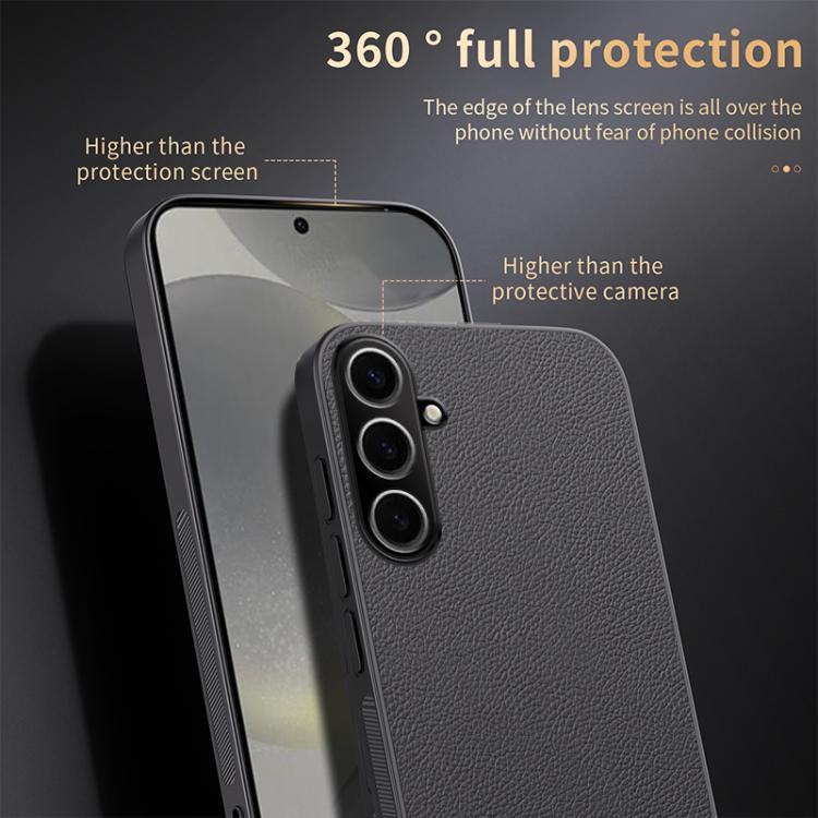 For Samsung Galaxy S25 5G HUIYI Leather Magnetic Phone Case(Blue) For Samsung Galaxy S25 5G HUIYI Leather Magnetic Phone Case(Blue)