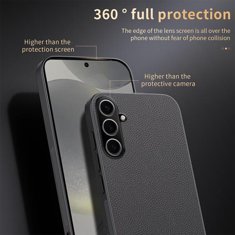 For Samsung Galaxy S25+ 5G HUIYI Leather Magnetic Phone Case(Brown) For Samsung Galaxy S25+ 5G HUIYI Leather Magnetic Phone Case(Brown)