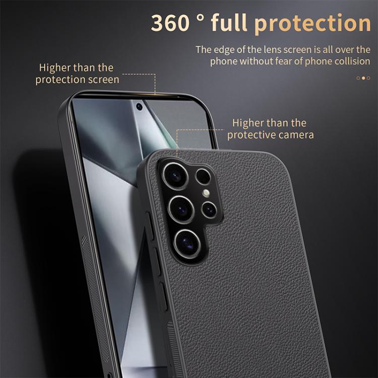 For Samsung Galaxy S25 Ultra 5G HUIYI Leather Magnetic Phone Case(Black) For Samsung Galaxy S25 Ultra 5G HUIYI Leather Magnetic Phone Case(Black)