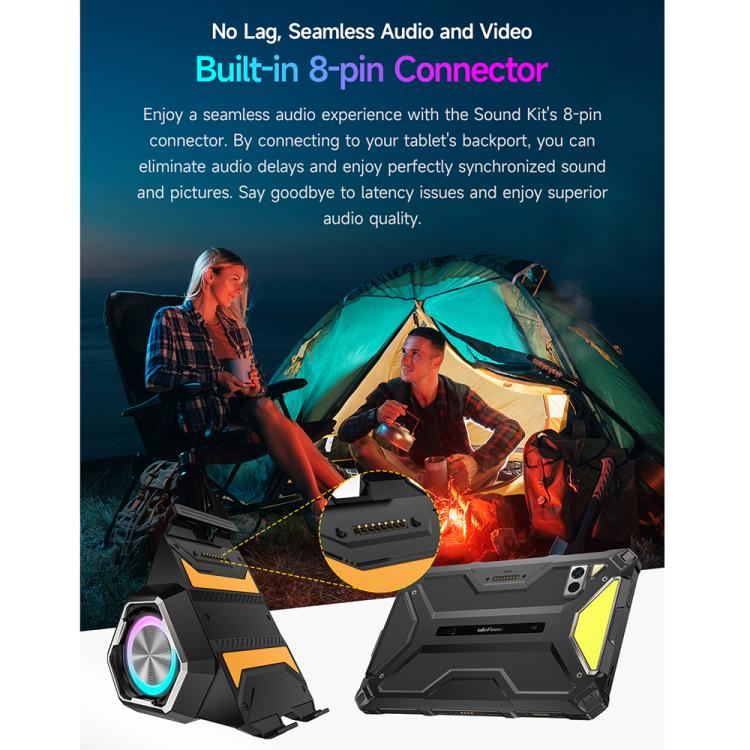 Ulefone Portable Holder Wireless Bluetooth Speaker for Ulefone Armor Pad 4 / 4 Ultra(Black) Ulefone Portable Holder Wireless Bluetooth Speaker for Ulefone Armor Pad 4 / 4 Ultra(Black)