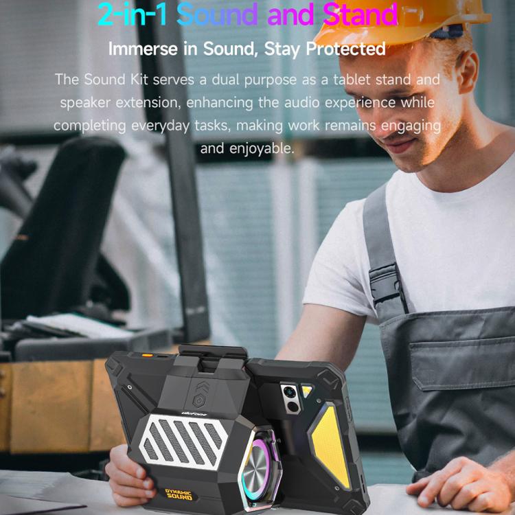 Ulefone Portable Holder Wireless Bluetooth Speaker for Ulefone Armor Pad 4 / 4 Ultra(Black) Ulefone Portable Holder Wireless Bluetooth Speaker for Ulefone Armor Pad 4 / 4 Ultra(Black)