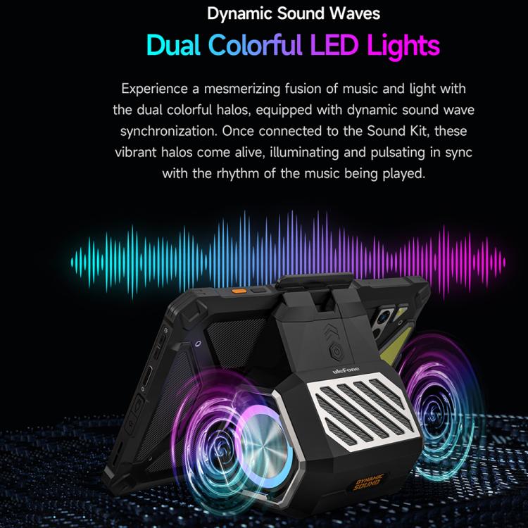 Ulefone Portable Holder Wireless Bluetooth Speaker for Ulefone Armor Pad 4 / 4 Ultra(Black) Ulefone Portable Holder Wireless Bluetooth Speaker for Ulefone Armor Pad 4 / 4 Ultra(Black)