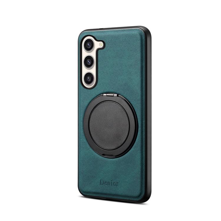 For Samsung Galaxy S23+ 5G Denior A14 Skin Feel Rotating Holder MagSafe Phone Case(Blue) For Samsung Galaxy S23+ 5G Denior A14 Skin Feel Rotating Holder MagSafe Phone Case(Blue)