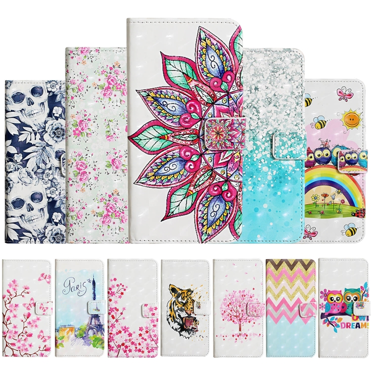 For iPhone 12 / 12 Pro 3D Painted Pattern Horizontal Flip Leather Case with Holder & Card Slots & Photo Frame & Wallet(Dielianhua) For iPhone 12 / 12 Pro 3D Painted Pattern Horizontal Flip Leather Case with Holder & Card Slots & Photo Frame & Wallet(Dielianhua)