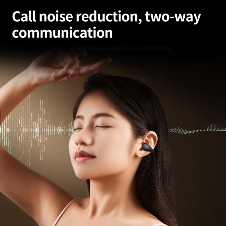 Lenovo TC3403 Open Ear Clip Type ENC True Wireless BT 5.3 Earphones(Black) Lenovo TC3403 Open Ear Clip Type ENC True Wireless BT 5.3 Earphones(Black)