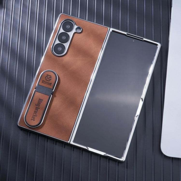 For Samsung Galaxy Z Fold5 Invisible Stand Design Fold Phone Case(Black) For Samsung Galaxy Z Fold5 Invisible Stand Design Fold Phone Case(Black)