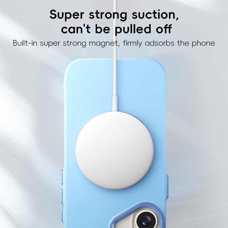 For iPhone 16 PC Flocking MagSafe Magnetic Phone Case(Blue) For iPhone 16 PC Flocking MagSafe Magnetic Phone Case(Blue)