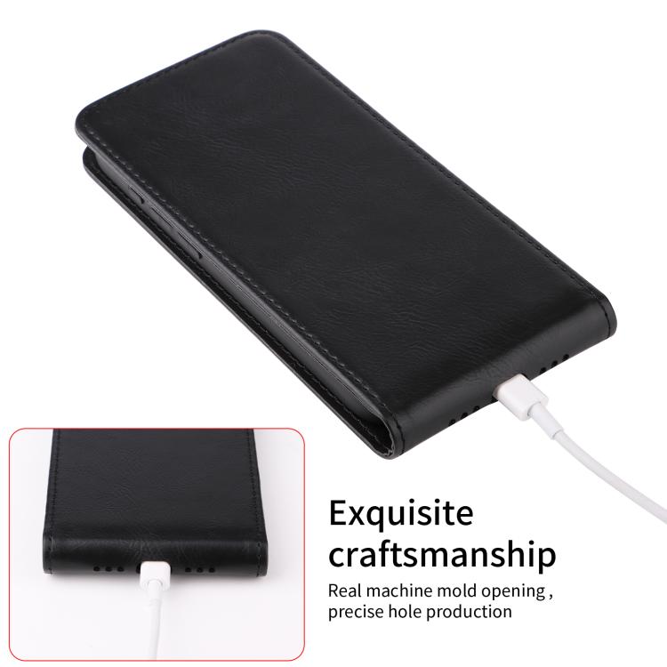 For Samsung Galaxy S24 FE 5G Magnetic Vertical Flip Leather Phone Case(Black) For Samsung Galaxy S24 FE 5G Magnetic Vertical Flip Leather Phone Case(Black)