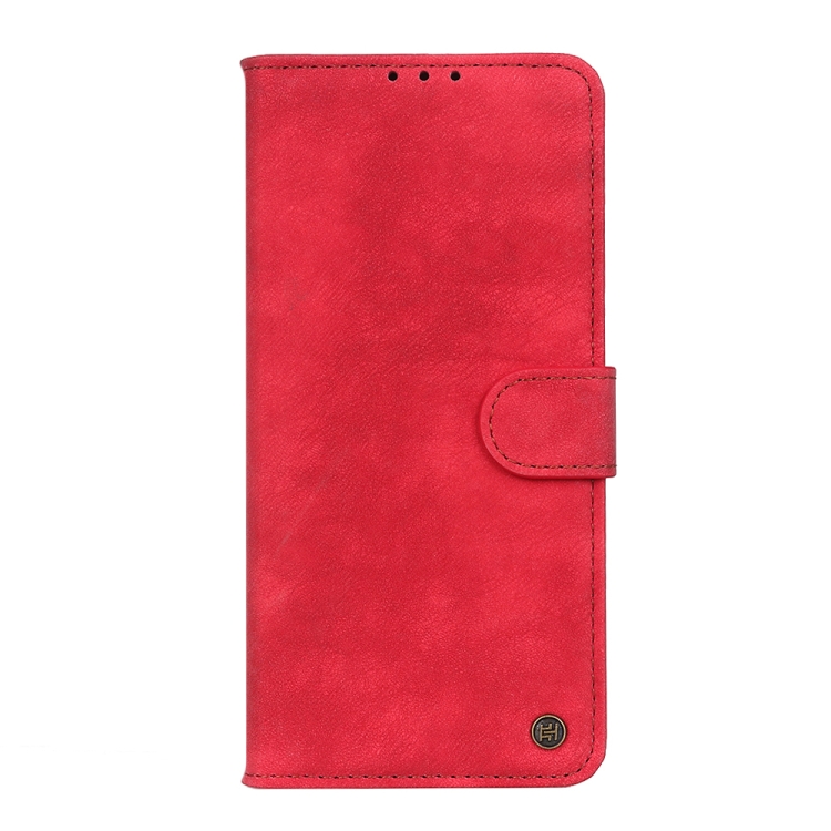 For Samsung Galaxy Note20 Antelope Texture Magnetic Buckle Horizontal Flip PU Leather Case with Card Slots & Wallet & Holder(Red)