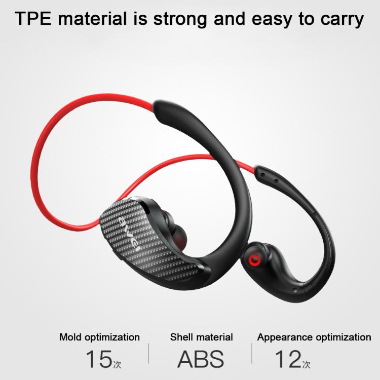 awei A881BL Neckband IPX4 Waterproof NFC Bluetooth Wireless Sport Earphones(Black) awei A881BL Neckband IPX4 Waterproof NFC Bluetooth Wireless Sport Earphones(Black)