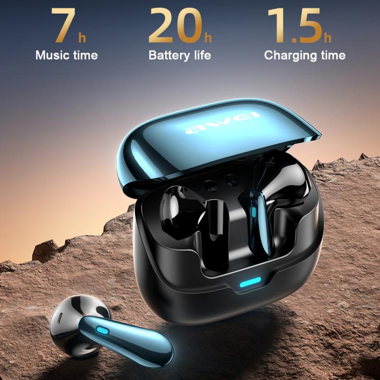 awei TA11 ANC Noise Reduction True Wireless Bluetooth Earphone(Black) awei TA11 ANC Noise Reduction True Wireless Bluetooth Earphone(Black)