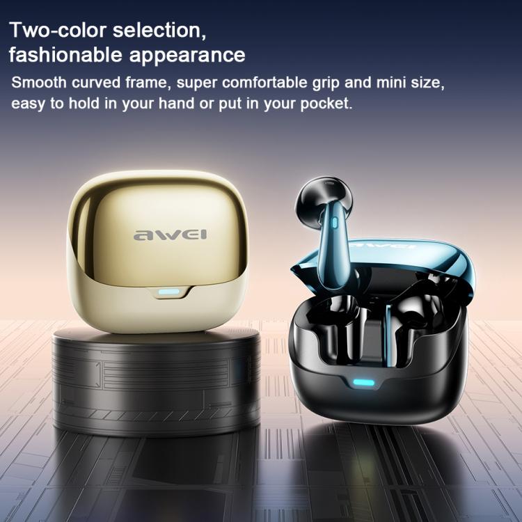 awei TA11 ANC Noise Reduction True Wireless Bluetooth Earphone(Black) awei TA11 ANC Noise Reduction True Wireless Bluetooth Earphone(Black)