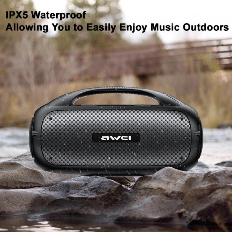 awei Y886 Portable TWS Bluetooth Speaker with Microphone(Black) awei Y886 Portable TWS Bluetooth Speaker with Microphone(Black)