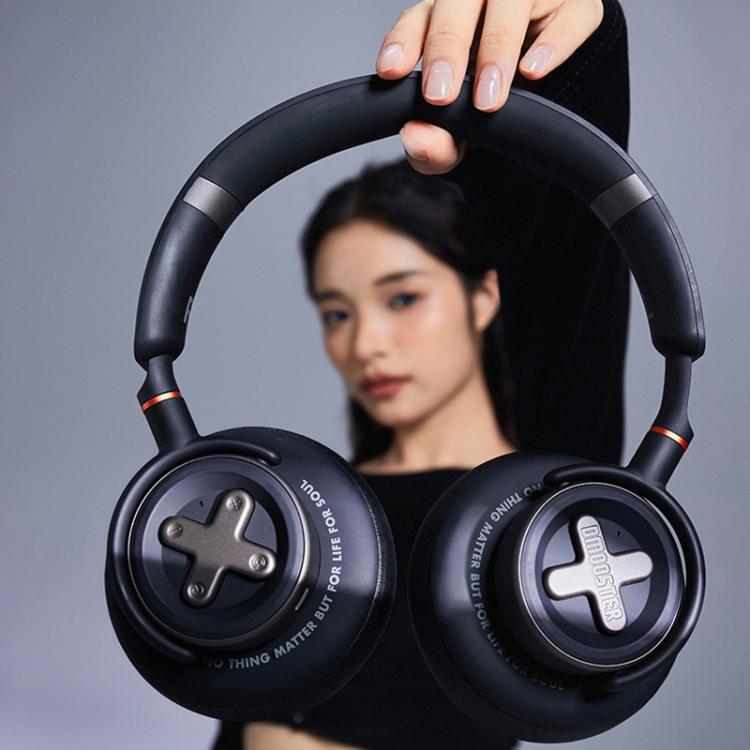 Dmooster D19 Pro ANC and EDC Noise Reduction Bluetooth Headphones(Grey)