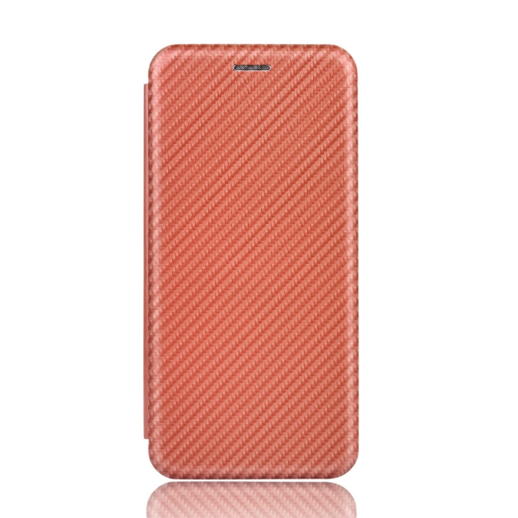 For Samsung Galaxy Note20 Carbon Fiber Texture Horizontal Flip TPU + PC + PU Leather Case with Card Slot(Brown) For Samsung Galaxy Note20 Carbon Fiber Texture Horizontal Flip TPU + PC + PU Leather Case with Card Slot(Brown)