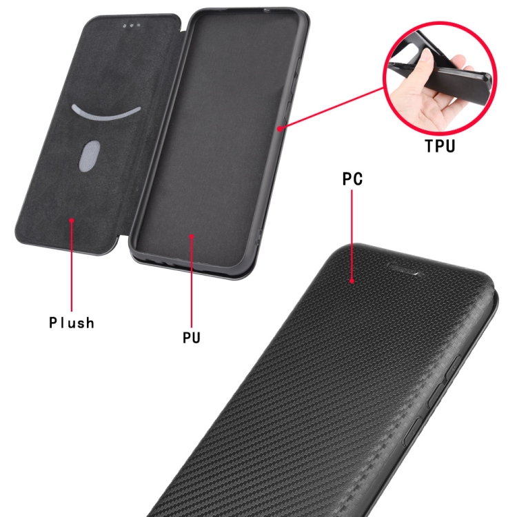 For Samsung Galaxy Note20 Carbon Fiber Texture Horizontal Flip TPU + PC + PU Leather Case with Card Slot(Brown) For Samsung Galaxy Note20 Carbon Fiber Texture Horizontal Flip TPU + PC + PU Leather Case with Card Slot(Brown)