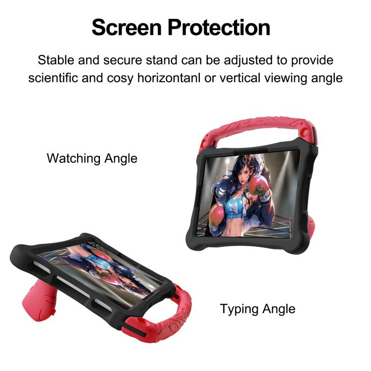 For Samsung Galaxy Tab S9 Boxing Series Kickstand EVA Shockproof Tablet Case with Shoulder Strap(Black Red) For Samsung Galaxy Tab S9 Boxing Series Kickstand EVA Shockproof Tablet Case with Shoulder Strap(Black Red)