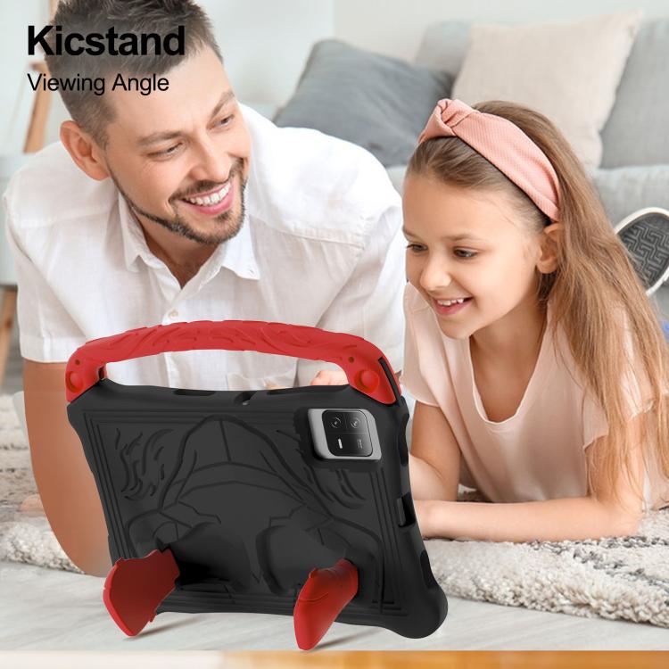 For Samsung Galaxy Tab S9 Boxing Series Kickstand EVA Shockproof Tablet Case with Shoulder Strap(Black Red) For Samsung Galaxy Tab S9 Boxing Series Kickstand EVA Shockproof Tablet Case with Shoulder Strap(Black Red)