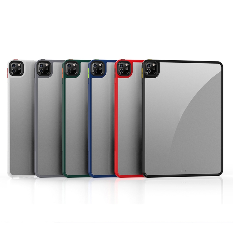 For iPad Pro 12.9 2022 / 2021 / 2020 TPU + PC Anti-fall Transparent Protective Tablet Case(Black) For iPad Pro 12.9 2022 / 2021 / 2020 TPU + PC Anti-fall Transparent Protective Tablet Case(Black)