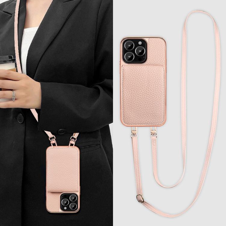 For iPhone 13 Pro Max VIETAO Litchi Texture Wallet PU Phone Case with Lanyard(Grey) For iPhone 13 Pro Max VIETAO Litchi Texture Wallet PU Phone Case with Lanyard(Grey)