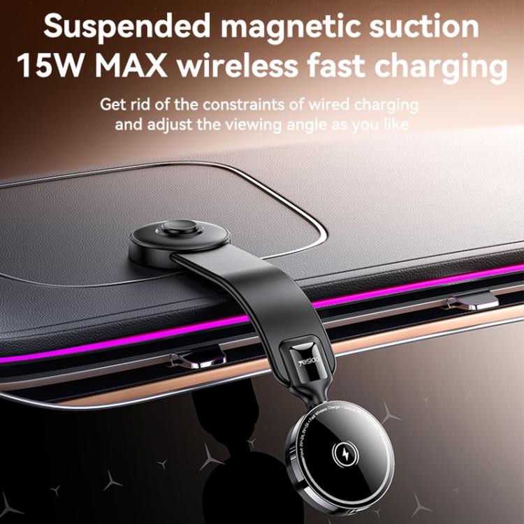 Yesido C316 15W Magsafe Magnetic Car Wireless Charger(Black) Yesido C316 15W Magsafe Magnetic Car Wireless Charger(Black)