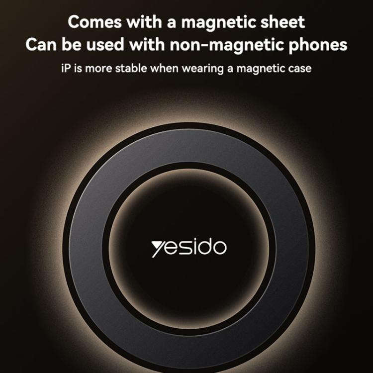 Yesido C316 15W Magsafe Magnetic Car Wireless Charger(Black) Yesido C316 15W Magsafe Magnetic Car Wireless Charger(Black)