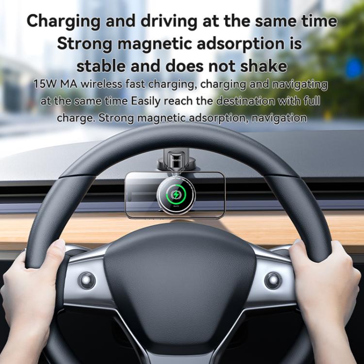 Yesido C316 15W Magsafe Magnetic Car Wireless Charger(Black) Yesido C316 15W Magsafe Magnetic Car Wireless Charger(Black)