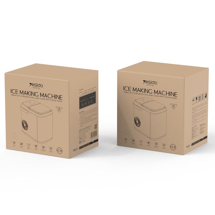 Yesido EC15 Small Multifunctional Ice Maker, Capacity: 1.3L(White) - 10