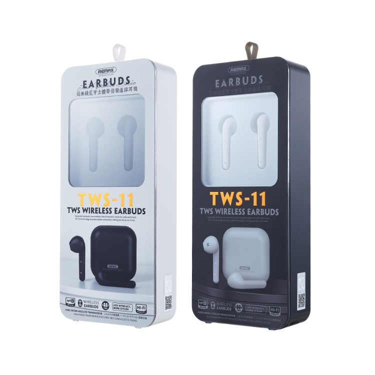 REMAX TWS-11 Bluetooth 5.0 True Wireless Bluetooth Stereo Music Earphone with Charging Box(Black) REMAX TWS-11 Bluetooth 5.0 True Wireless Bluetooth Stereo Music Earphone with Charging Box(Black)