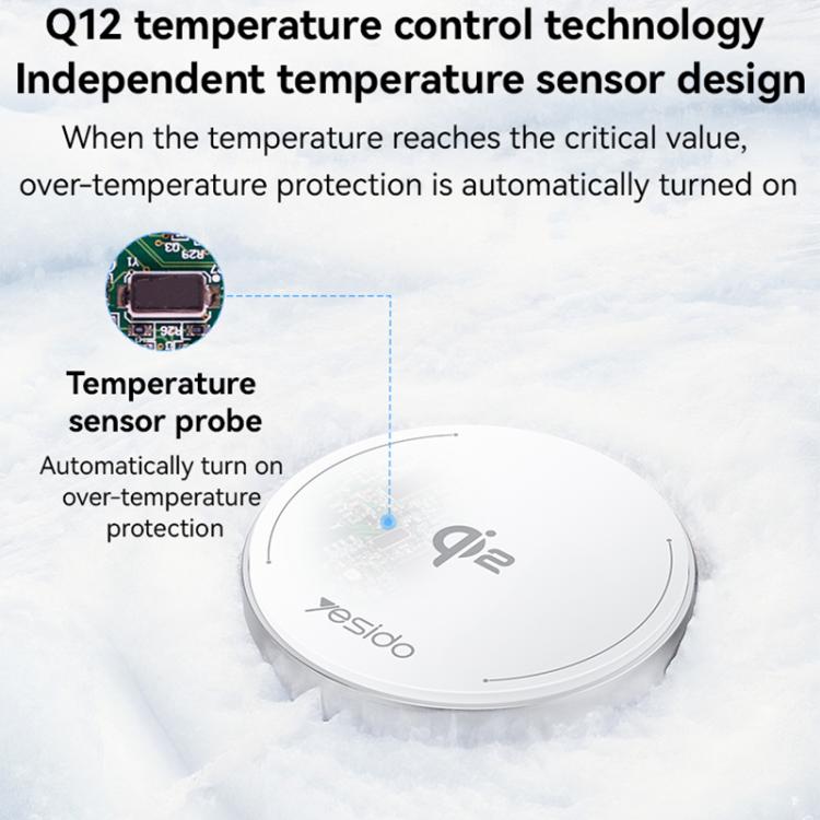Yesido DS24 15W QI2.0 Desktop Magnetic Fast Charging Wireless Charger(White) Yesido DS24 15W QI2.0 Desktop Magnetic Fast Charging Wireless Charger(White)