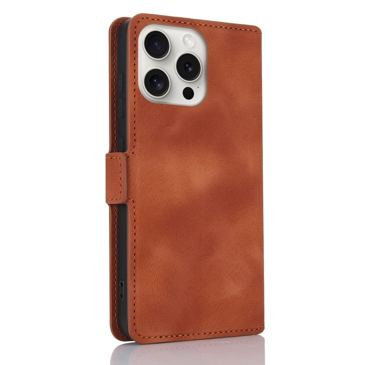 For iPhone 15 Pro Dreamy Butterfly Love Flower Embossed Leather Phone Case(Brown) For iPhone 15 Pro Dreamy Butterfly Love Flower Embossed Leather Phone Case(Brown)