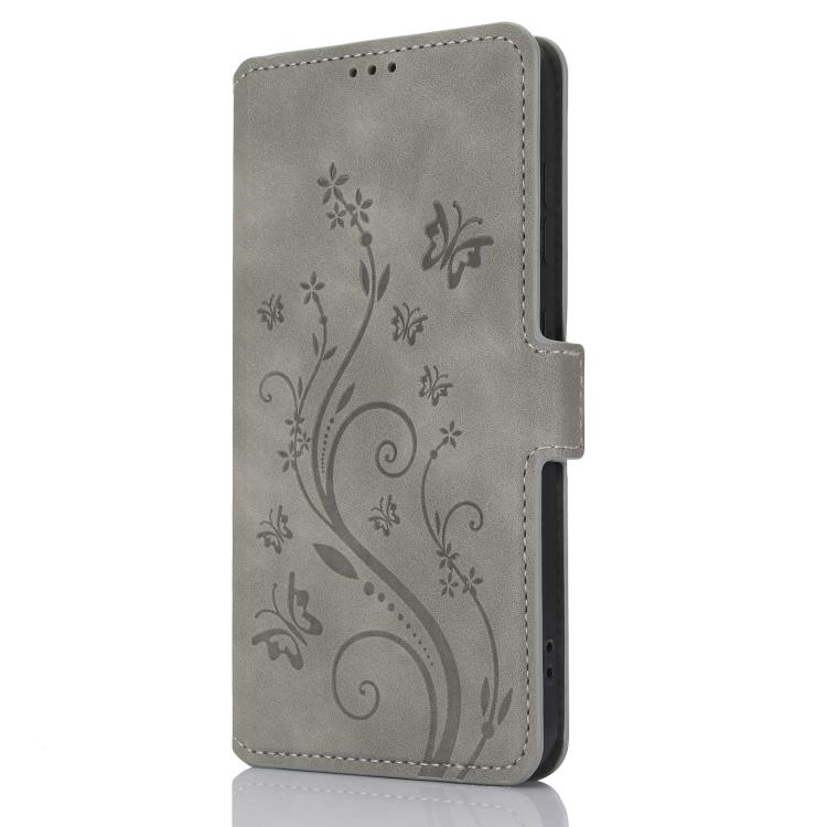 For Samsung Galaxy S23+ 5G Dreamy Butterfly Love Flower Embossed Leather Phone Case(Grey) For Samsung Galaxy S23+ 5G Dreamy Butterfly Love Flower Embossed Leather Phone Case(Grey)