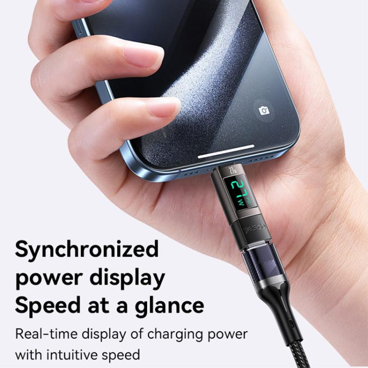 Yesido GS25 27W USB-C / Type-C to 8 Pin Aluminum Alloy Digital Display Adapter(Tarnish) Yesido GS25 27W USB-C / Type-C to 8 Pin Aluminum Alloy Digital Display Adapter(Tarnish)