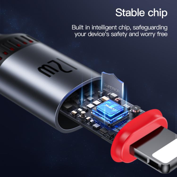 Yesido CA129L 12W 2.4A USB to 8 Pin Charging Data Cable, Length: 1.2m(Black) Yesido CA129L 12W 2.4A USB to 8 Pin Charging Data Cable, Length: 1.2m(Black)