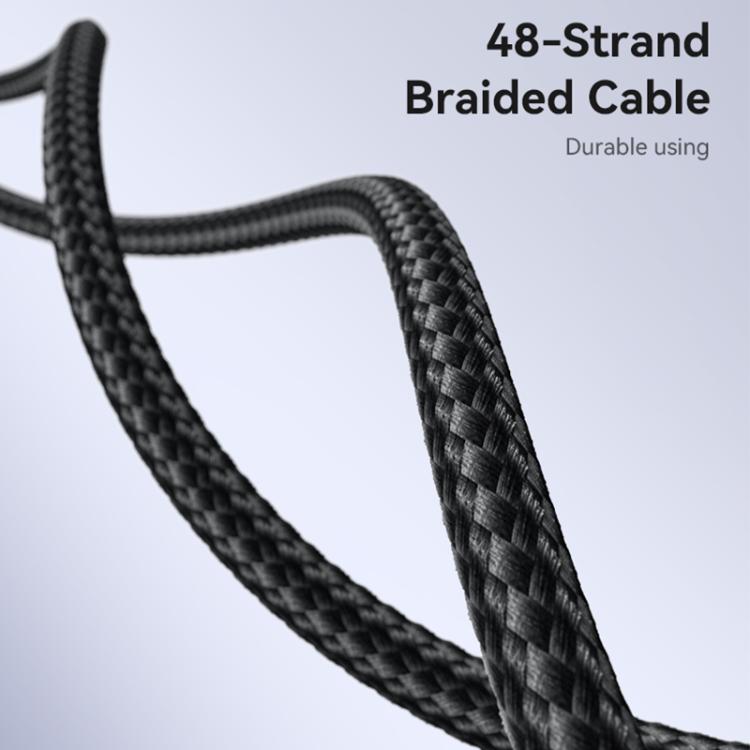 Yesido CA182 PD27W 3A USB-C / Type-C to 8 Pin Charging Data Cable, Length: 1.2m(Black) Yesido CA182 PD27W 3A USB-C / Type-C to 8 Pin Charging Data Cable, Length: 1.2m(Black)