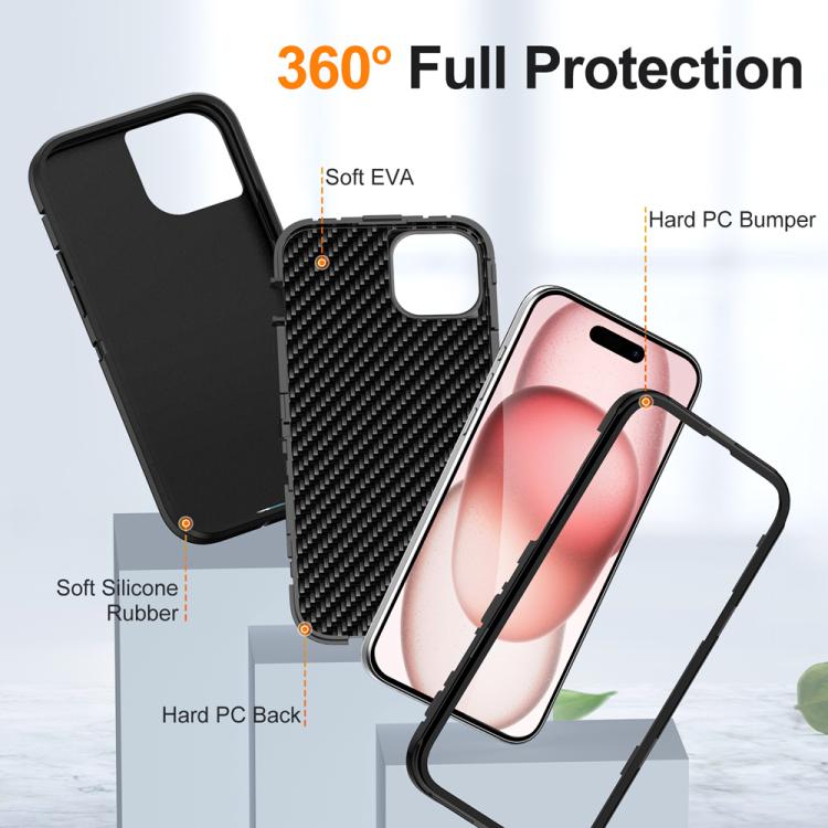 For iPhone 14 Plus / 15 Plus Life Waterproof Rugged MagSafe Magnetic Phone Case(Black) For iPhone 14 Plus / 15 Plus Life Waterproof Rugged MagSafe Magnetic Phone Case(Black)