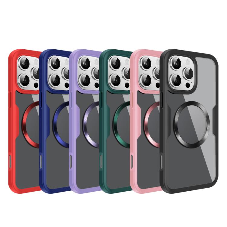 For iPhone 17 Pro Max CD Texture MagSafe Phone Case(Pink) - B1