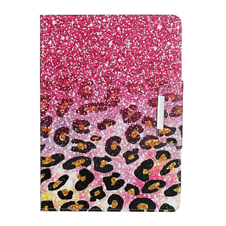 For iPad Mini (2019) Painted Pattern Horizontal Flip Leather Case with Holder(Leopard Powder Sand) For iPad Mini (2019) Painted Pattern Horizontal Flip Leather Case with Holder(Leopard Powder Sand)