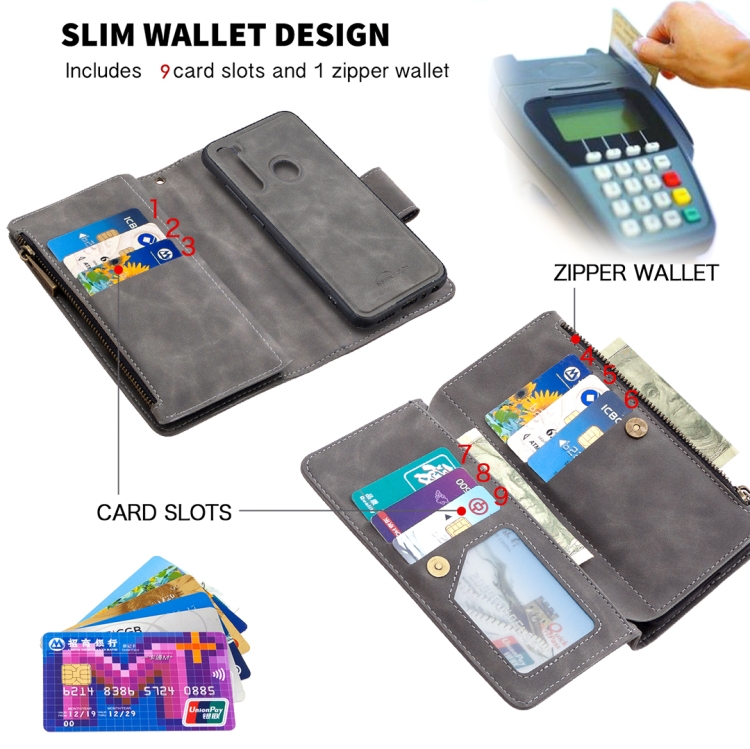 Coque Portefeuille Pour Xiaomi Redmi Note 8/9 – Cuir Flip Avec Emplacement Cartes