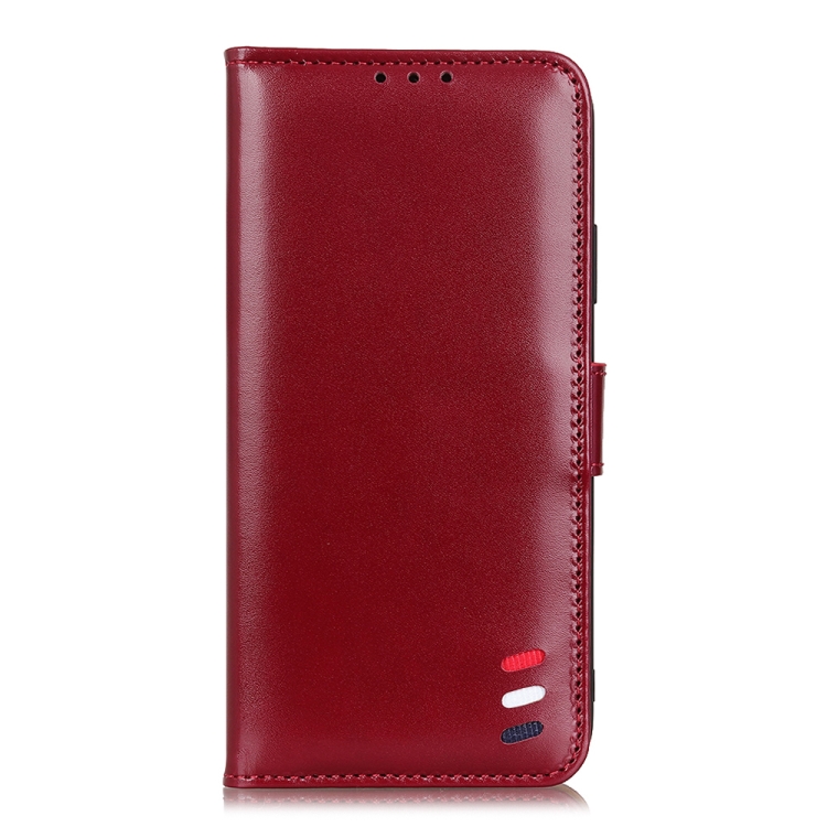 For iPhone 11 3-Color Pearl Texture Magnetic Buckle Horizontal Flip PU Leather Case with Card Slots & Wallet & Holder(Wine Red) For iPhone 11 3-Color Pearl Texture Magnetic Buckle Horizontal Flip PU Leather Case with Card Slots & Wallet & Holder(Wine Red)