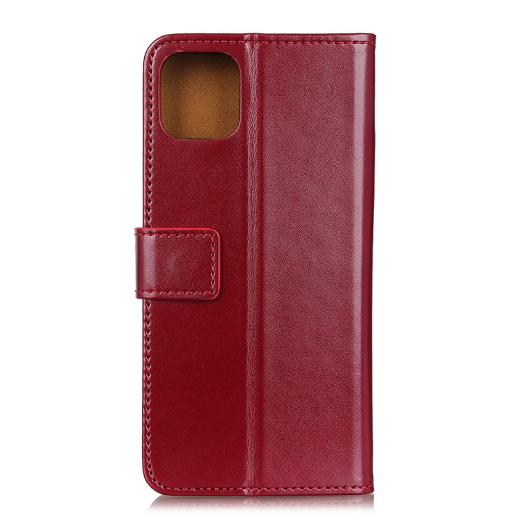 For iPhone 11 3-Color Pearl Texture Magnetic Buckle Horizontal Flip PU Leather Case with Card Slots & Wallet & Holder(Wine Red) For iPhone 11 3-Color Pearl Texture Magnetic Buckle Horizontal Flip PU Leather Case with Card Slots & Wallet & Holder(Wine Red)