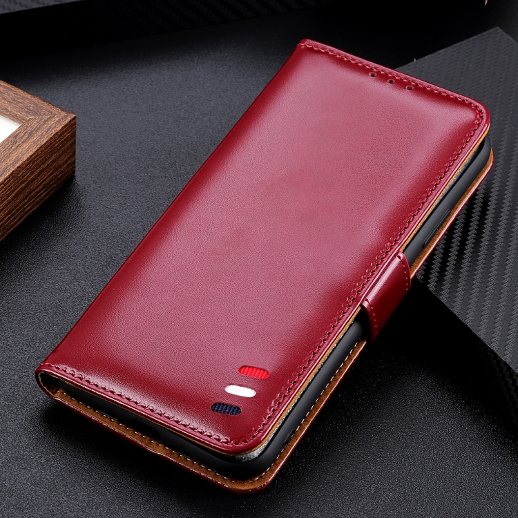 For iPhone 11 3-Color Pearl Texture Magnetic Buckle Horizontal Flip PU Leather Case with Card Slots & Wallet & Holder(Wine Red) For iPhone 11 3-Color Pearl Texture Magnetic Buckle Horizontal Flip PU Leather Case with Card Slots & Wallet & Holder(Wine Red)