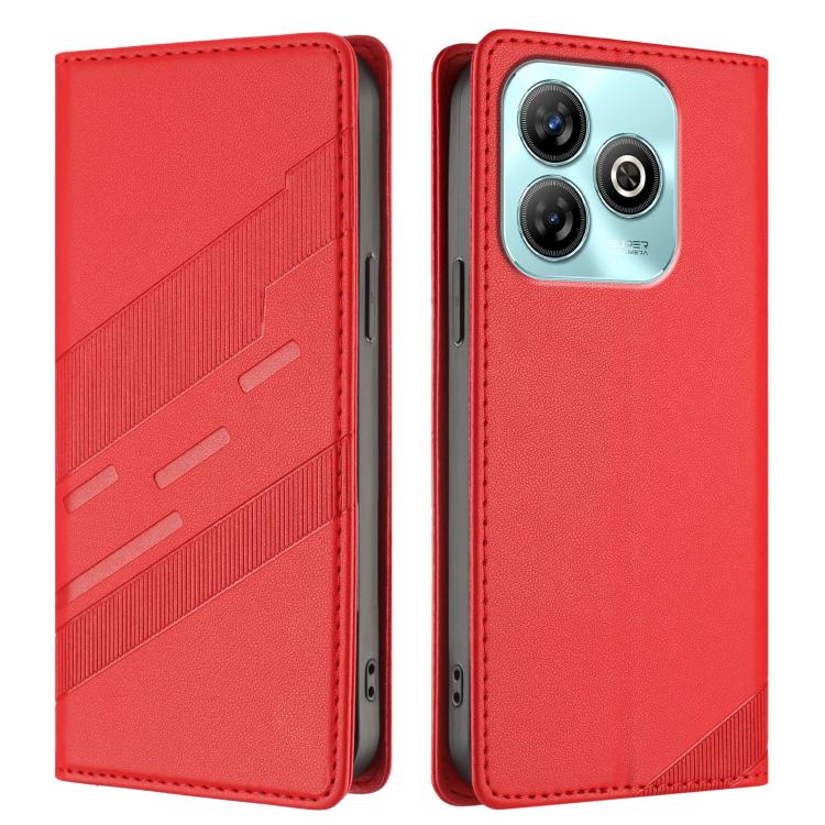 Handyhülle Für ZTE Blade A7 2019 – Retro-Leder-Etui Mit Kartenfächern, Magnetverschluss & Standfunktion