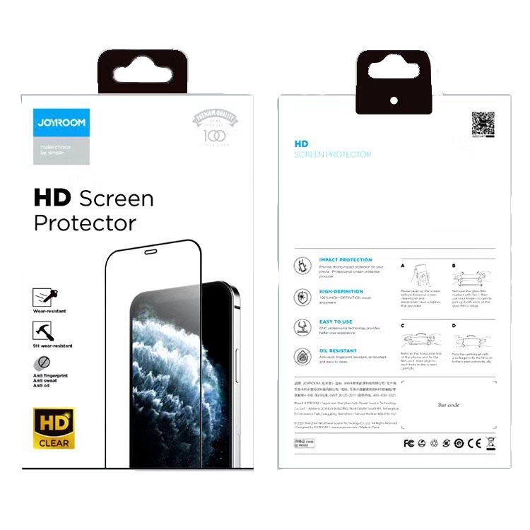 For iPhone 12 Mini JOYROOM Knight Series 2.5D Big Screen HD Tempered Glass Film For iPhone 12 Mini JOYROOM Knight Series 2.5D Big Screen HD Tempered Glass Film